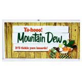 Metal 31x15.5 Mountain Dew sign see pics