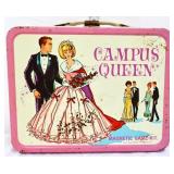 Vintage metal Campus Queen  lunchbox