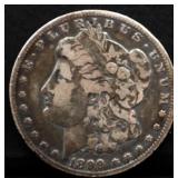 1899O Morgan silver dollar