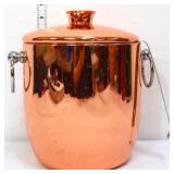 Oggi copper plate ice bucket w/ lid