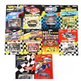 Lot of 10 small race cars in org packages