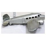 Vtg Wyandotte pressed steel twin prop plane