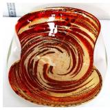 Murano 9x7.5in swirl bowl