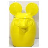 Vintage McCoy yellow mouse cookie jar