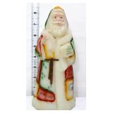 Fenton 8in Santa holding list figure