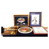 6 piece wall art estate lot