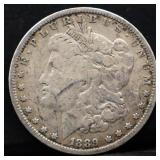1889O Morgan silver dollar