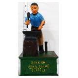 Cast iron blacksmith bank