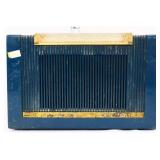 Vtg Philco blue plastic radio see photos