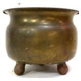 Vintage metal footed flower pot see pics