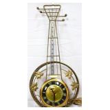 Vntg United electric banjo clock