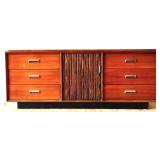 MCM Bassett 6 drawer 1 door dresser see pics