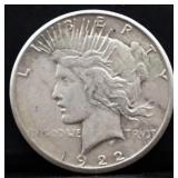 1922S peace dollar