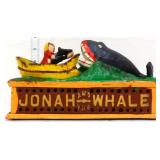 Cast iron Jonah & The Whale bank