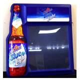 Plastic lighted Labatt Light sign, works, see pics