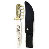 Eagle handle knife w/ sheath