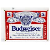 Porcelain 13.25x9.5 Budweiser Beer sign