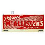 Vntg 10x4.5in Plant McAllisters tag topper