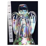 Fenton 5in iridescent HOPE angel figure