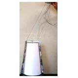 White shade light fixture