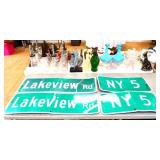 Lot of 4 street signs see pics NO SHIPPING
