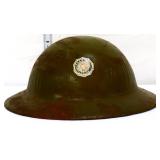 Vintage metal American Legion helmet