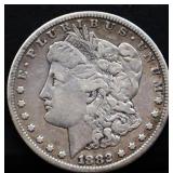 1882S Morgan silver dollar