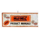 Vntg metal 26x10 Mol-Mix adv sign