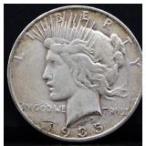 1935S peace dollar