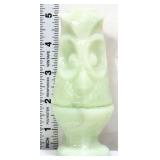 Glass 2 piece owl fairy lamp