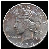 1934 peace dollar