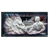 1 troy ounce Star Spangled Banner silver bar