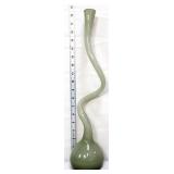 Copenhagen 19in grey/green twist vase