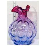 Fenton mulberry coin dot 7in pitcher