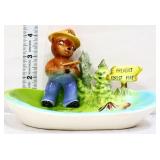 Vntg Norcrest Smokey Bear ashtray