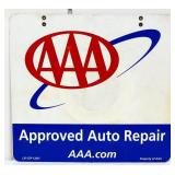Metal dbl side 26x24 AAA Approved sign