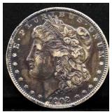 1902 Morgan silver dollar