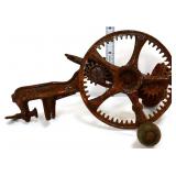 Vintage metal apple peeler