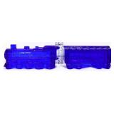 Boyd cobalt blue train engine & train car