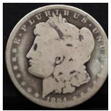 1894O Morgan silver dollar