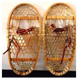 Pair of vintage snow shoes