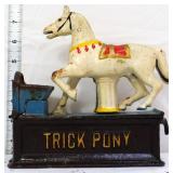Cast iron Trick Pony bank