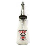 Glass Imperial oil bottle