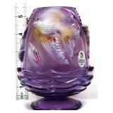 Fenton amethyst Atlantis koi fish fairy lamp