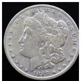 1888O Morgan silver dollar