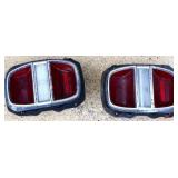 Pair vintage Ford Galaxie tail lights