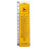 Vntg metal John Deere adv thermometer no bulb