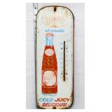 Vntg metal 6x16 TruAde adv thermometer