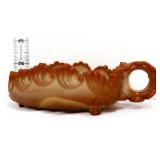 Greentown chocolate slag nappy