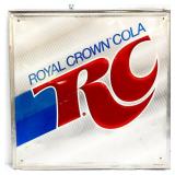 Vntg metal 23.5x23.5 RC Cola sign